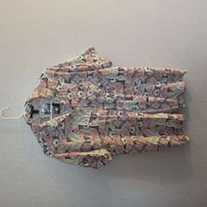 Forever 21 button up size L multi